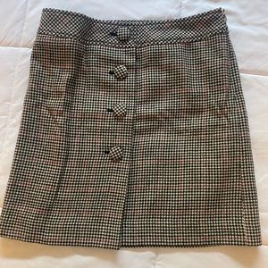 Ann Taylor Loft Women’s Houndstooth Skirt